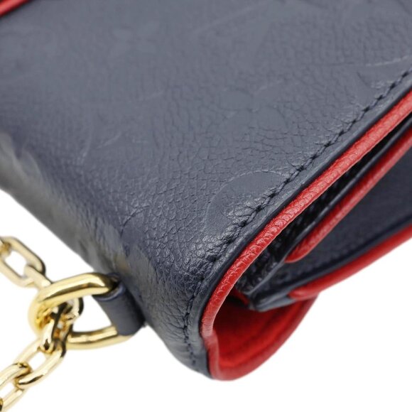 Louis Vuitton  Saint Sulpice PM Empreinte Leather Crossbody Bag Navy Blue - Picture 7 of 16